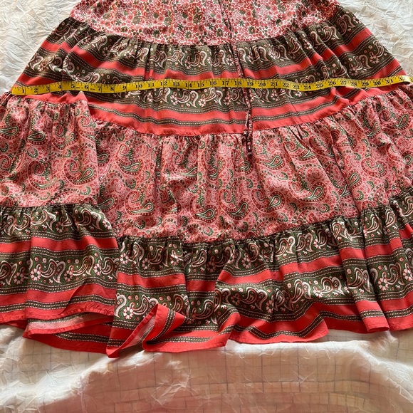 White Stag Full Colorful Flared Skirt - Picture 6 of 11